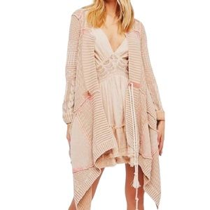 Free People All Washed Up Boho Cardigan Sweater